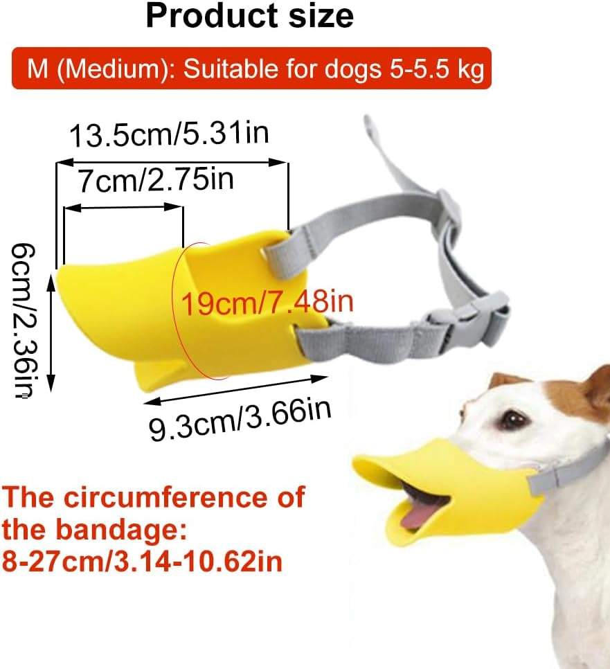 QuakyPup Silicone Dog Muscle Adjustable for Small-Medium Dogs LunaFinds