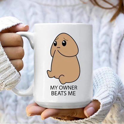 Funny penis mug for men