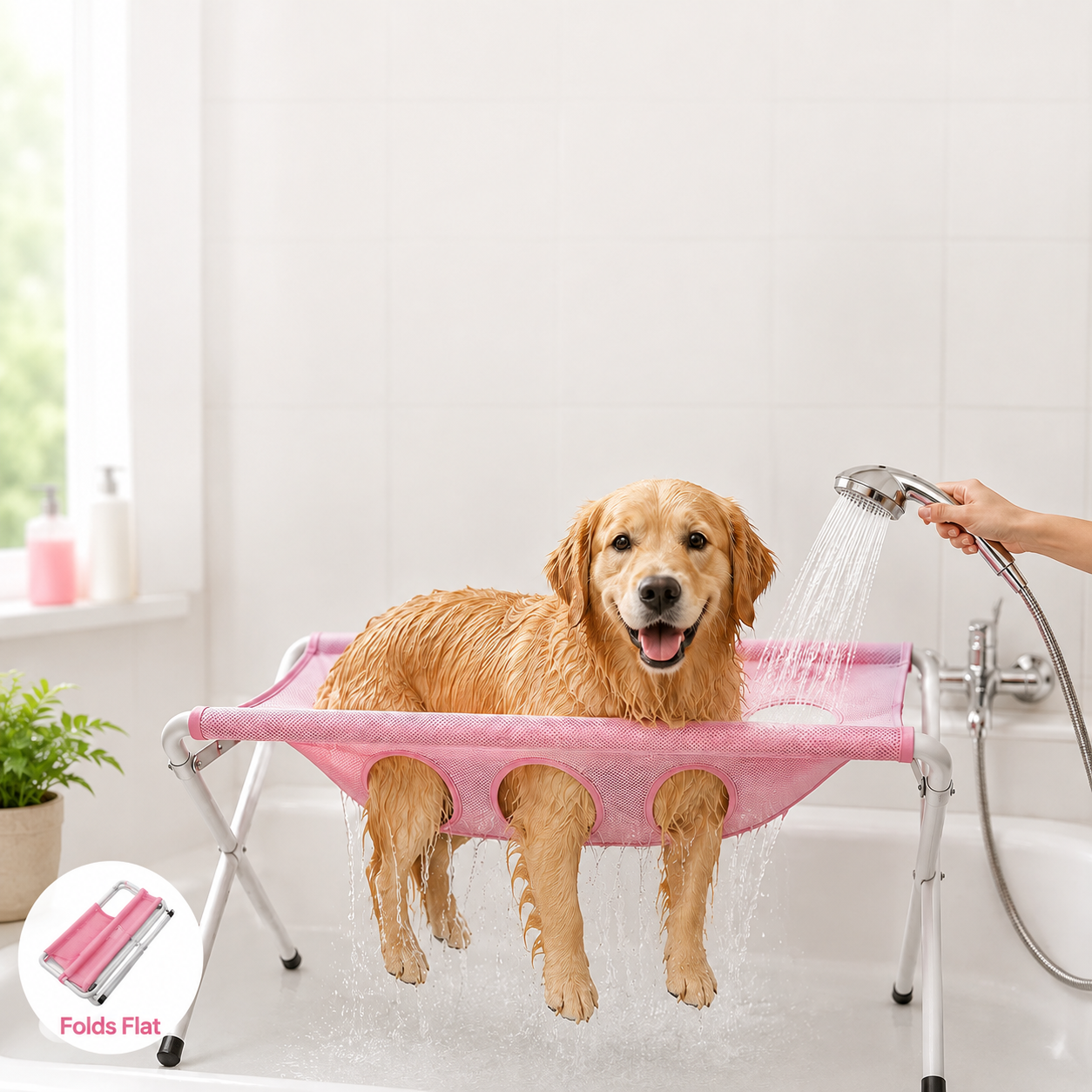 pet Cat and Dog Bath Stand Viralhuntz