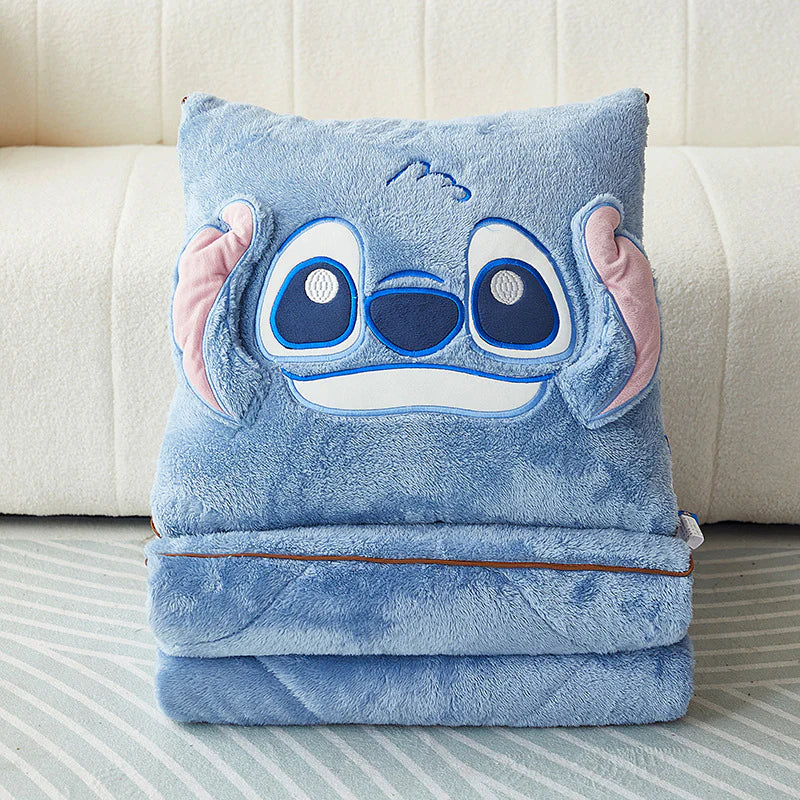 Stitch Pillow Blanket - Viralhuntz