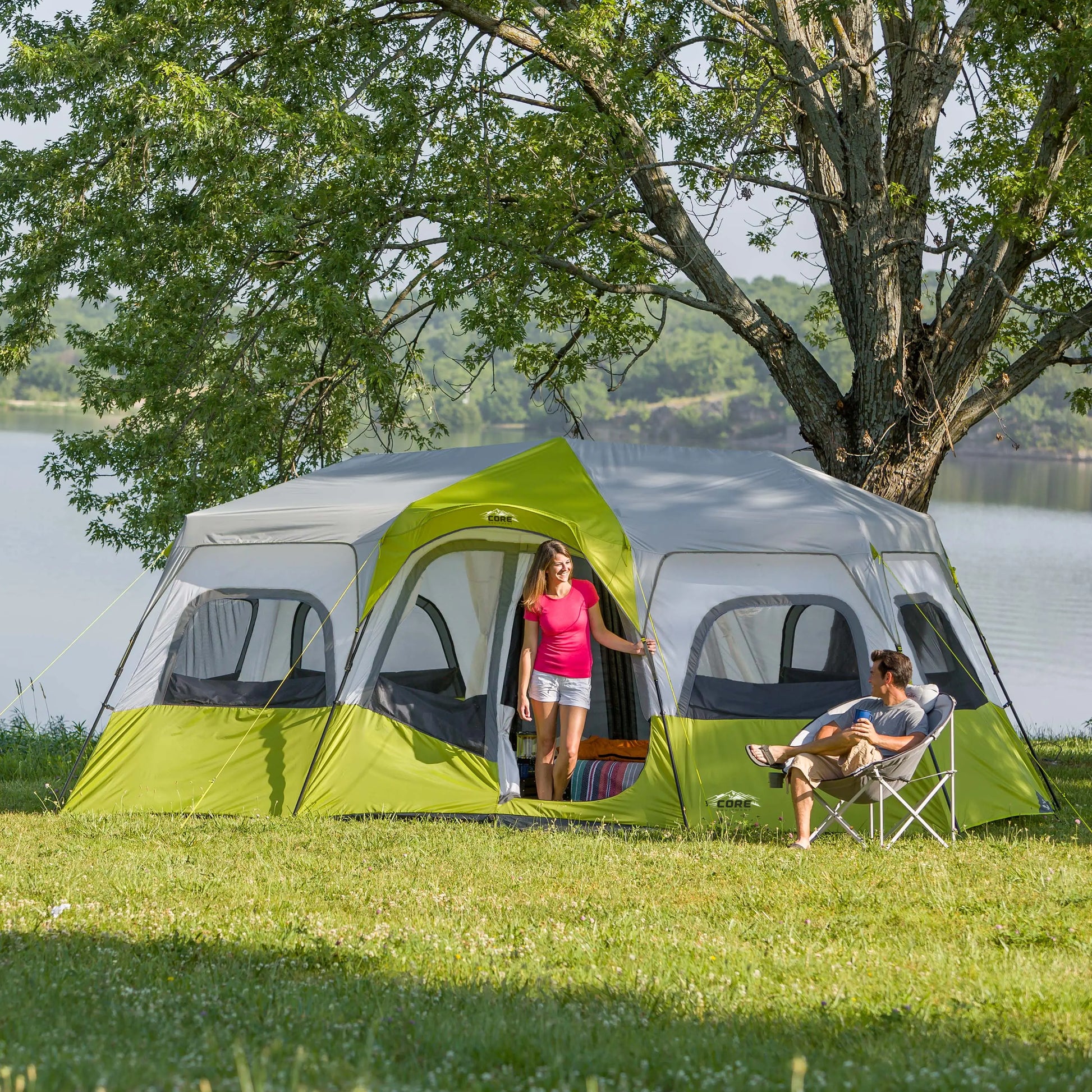 12 Person Instant Cabin Tent 18' x 10' Core Equipment