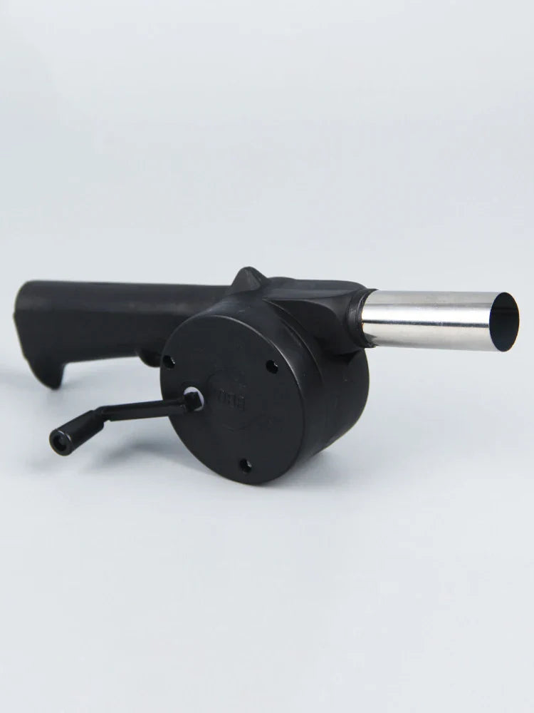 BBQ Fan Air Blower Fast Fire Starter Portable Manual Hand Crank for Outdoor Picnic Camping Cooking Barbecue Charcoal Grills Stov Exult Planet