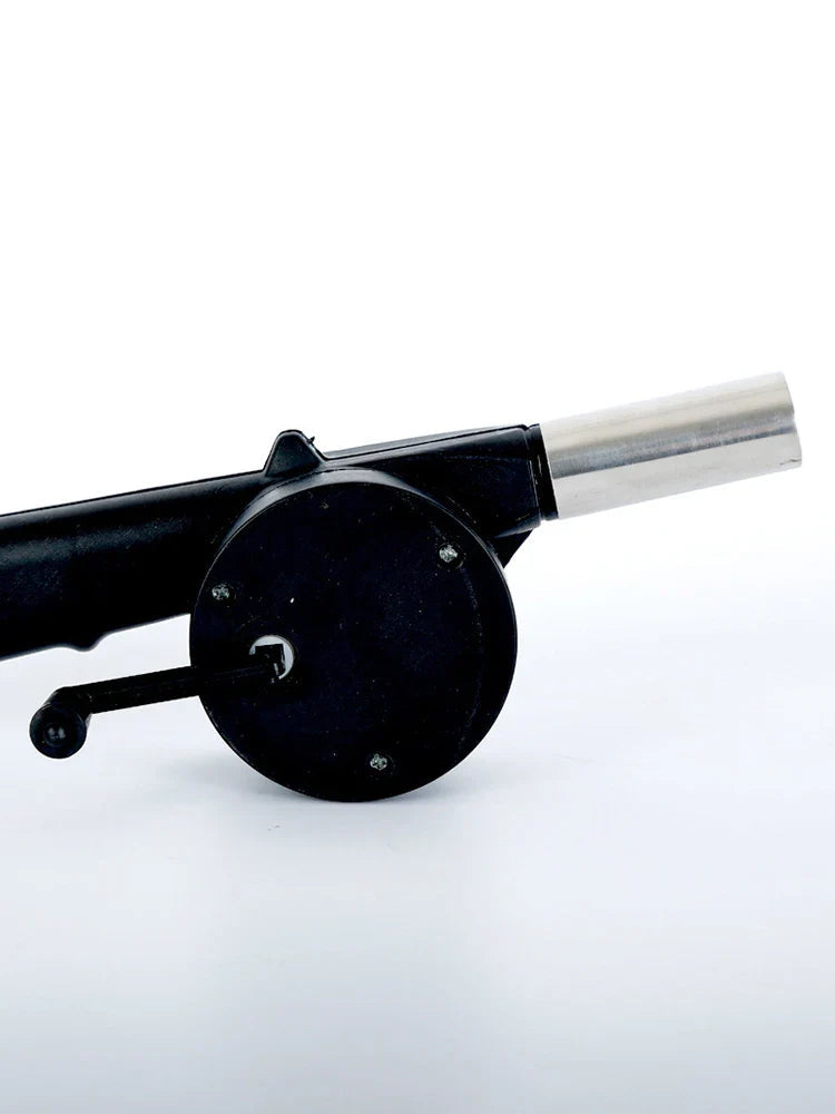 BBQ Fan Air Blower Fast Fire Starter Portable Manual Hand Crank for Outdoor Picnic Camping Cooking Barbecue Charcoal Grills Stov Exult Planet