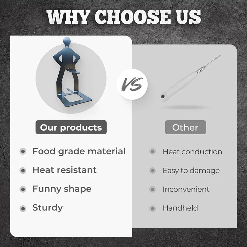 Grill Guy™ 🍖 – Funny Sausage Holder Galactic Goods