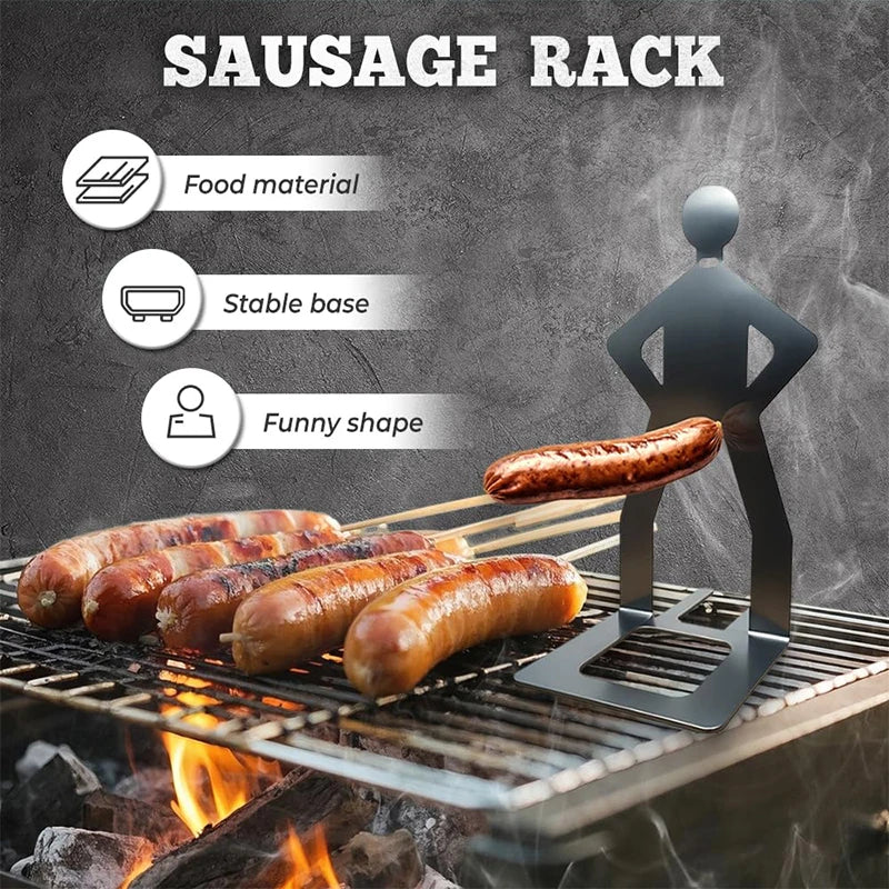 Grill Guy™ 🍖 – Funny Sausage Holder Galactic Goods