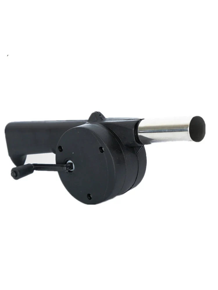 BBQ Fan Air Blower Fast Fire Starter Portable Manual Hand Crank for Outdoor Picnic Camping Cooking Barbecue Charcoal Grills Stov Exult Planet