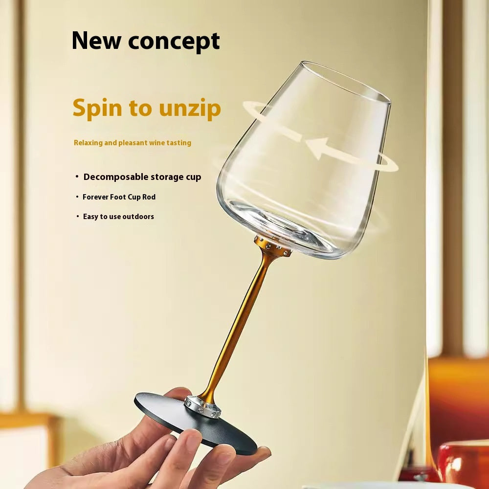 Spinning Wine Glass - Viralhuntz