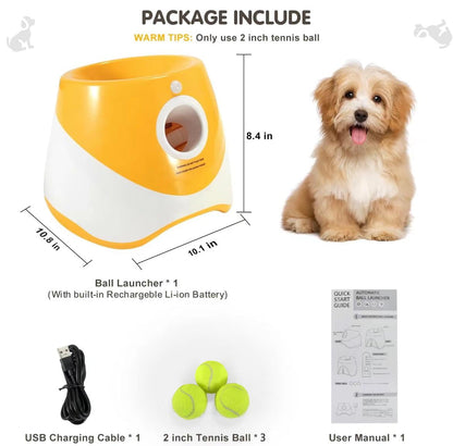 Automatic Dog Ball Launcher for Small to Medium Dogs LunaFinds