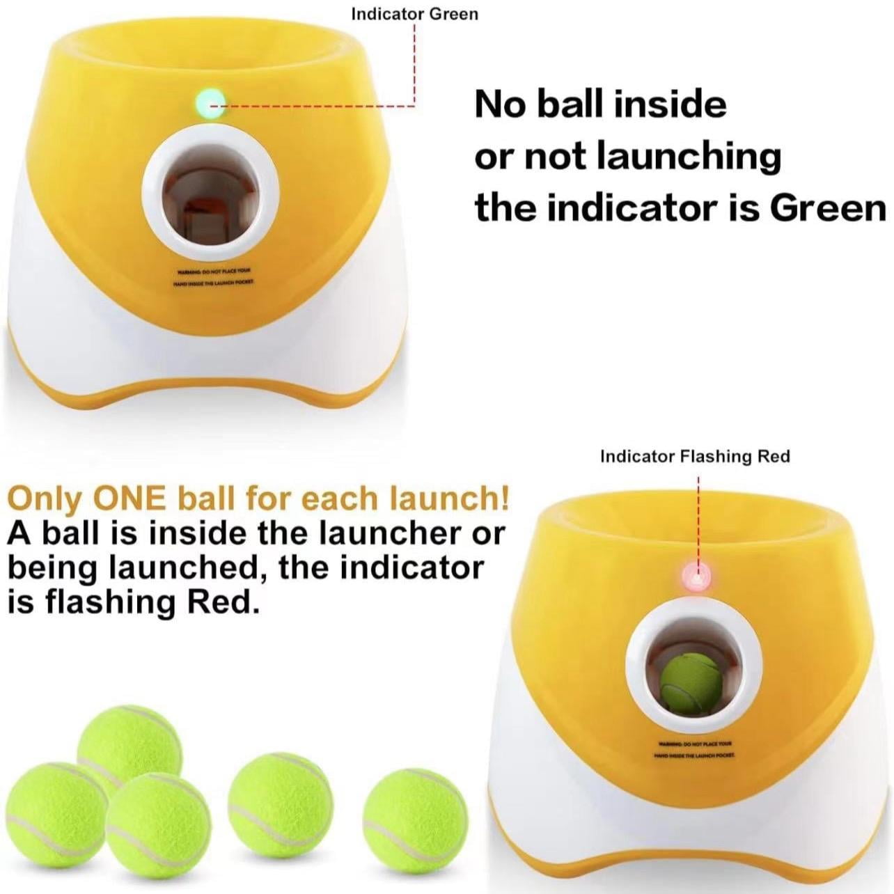 Automatic Dog Ball Launcher for Small to Medium Dogs LunaFinds