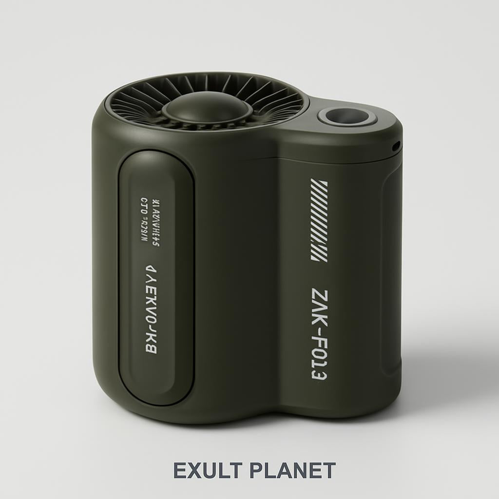 High-Airflow USB Rechargeable Fan for Outdoor Adventures ExultPlanet