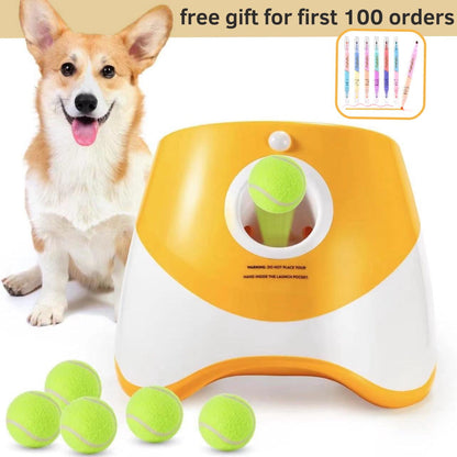 Automatic Dog Ball Launcher for Small to Medium Dogs LunaFinds