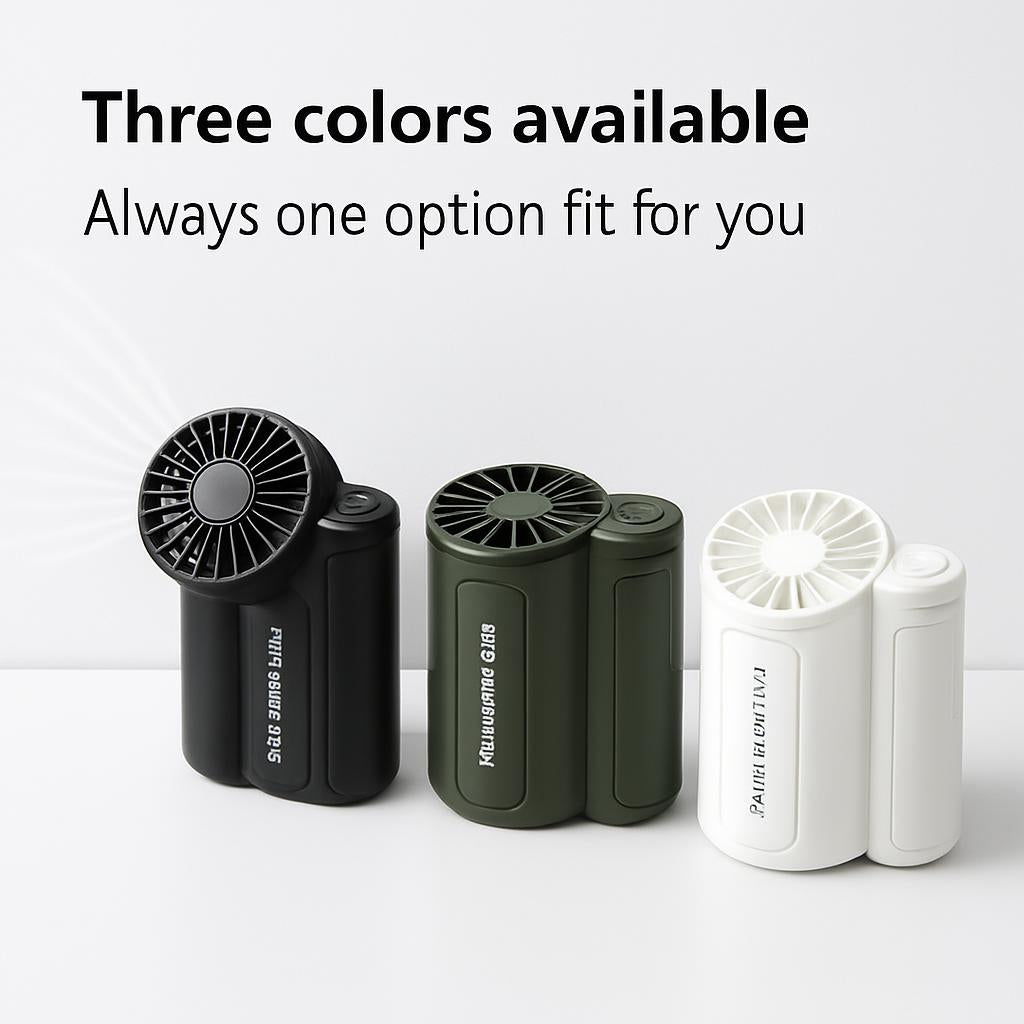 High-Airflow USB Rechargeable Fan for Outdoor Adventures ExultPlanet