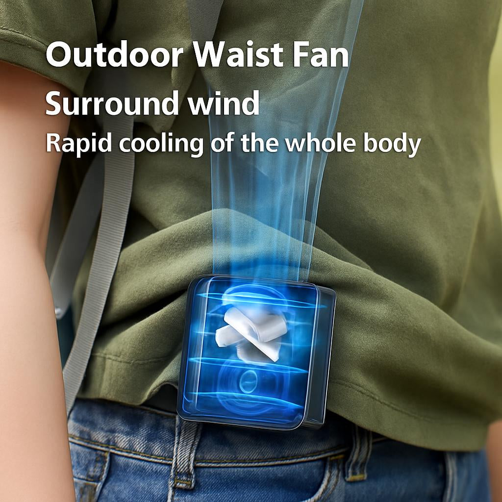 High-Airflow USB Rechargeable Fan for Outdoor Adventures ExultPlanet