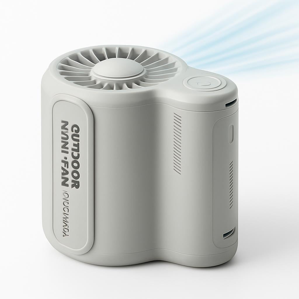 High-Airflow USB Rechargeable Fan for Outdoor Adventures ExultPlanet